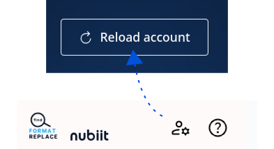 reload account